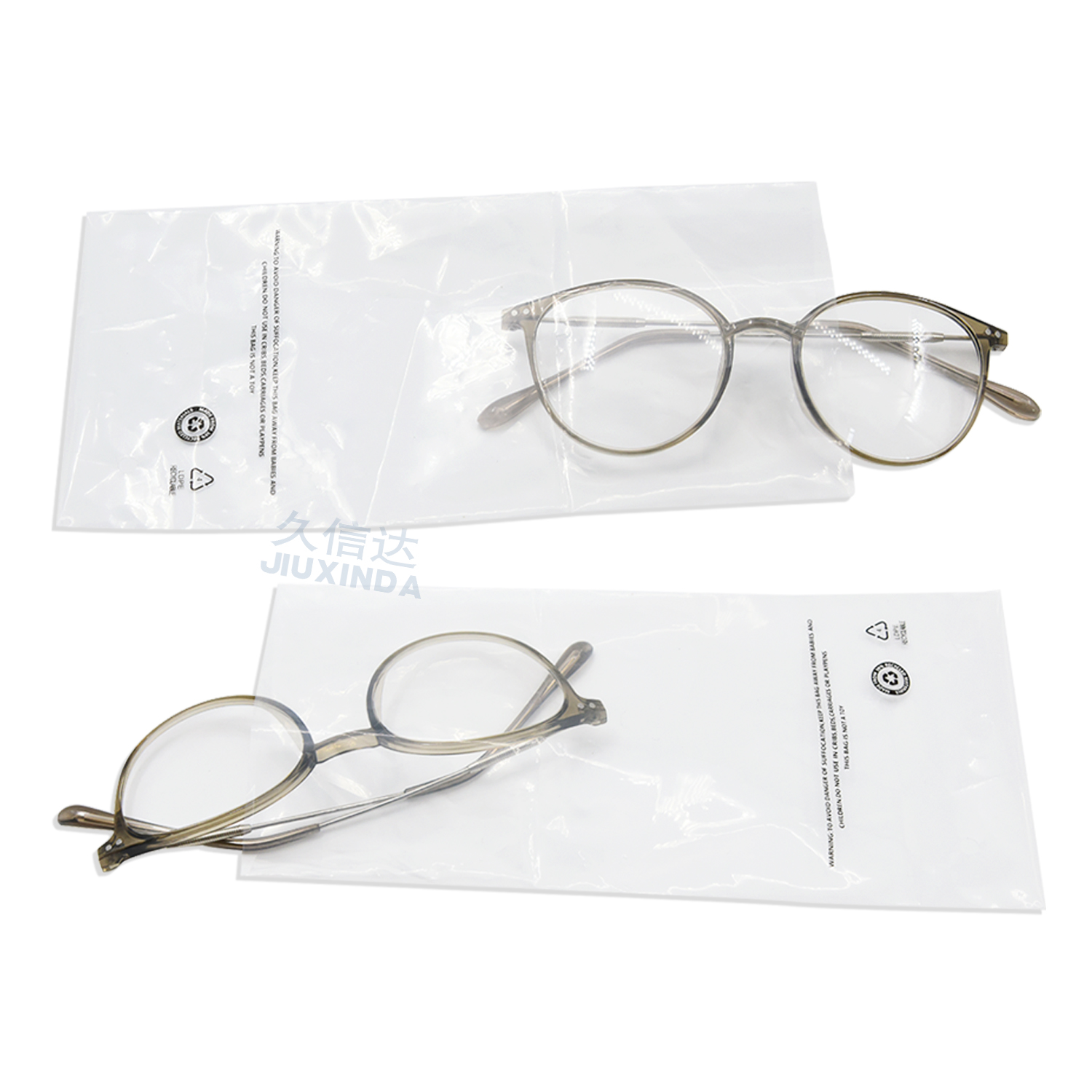 PE環保透明袋|可回收平（píng）口眼鏡袋定（dìng）製（zhì）(圖8)