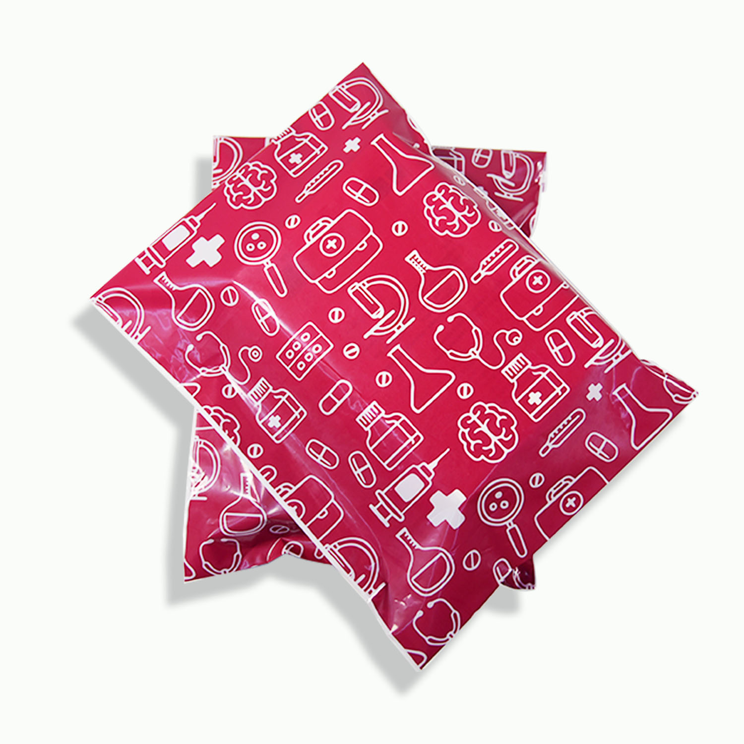 紅色(sè)降解快遞袋定製(圖7)