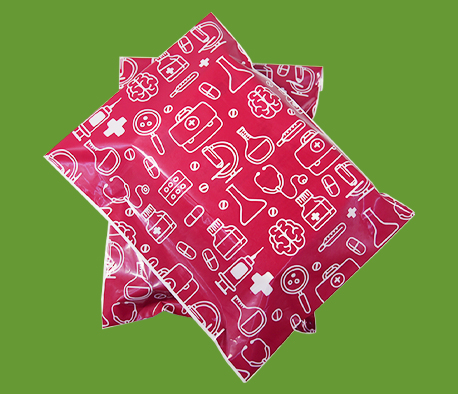 可回收PE紅色快遞袋定（dìng）製